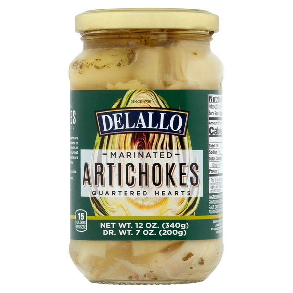 DeLallo Quartered & Marinated Artichoke Hearts