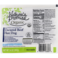 Nature's Promise Organic Grass-fed Uncured Beef Hot Dogs - 8 ct