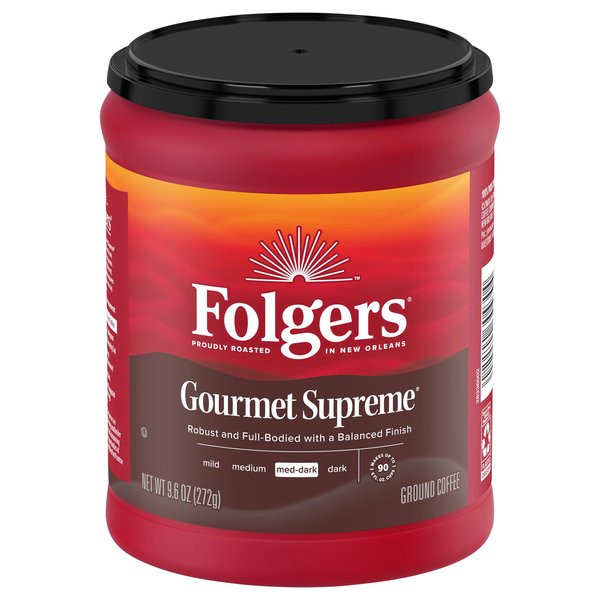 Folgers Gourmet Supreme Medium Dark Roast Ground Coffee