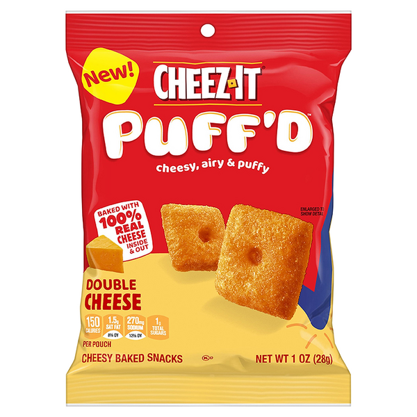 Save on CheezIt Puff'D Cheesy Baked Snacks Double Cheese Order Online Delivery GIANT