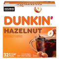 Dunkin Hazelnut Flavored Medium Roast K-Cup Coffee Pods