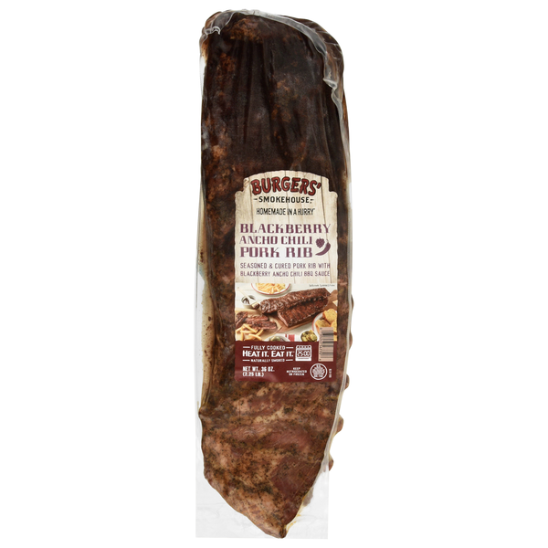 Burgers' Smokehouse Blackberry Ancho Chili Pork Ribs