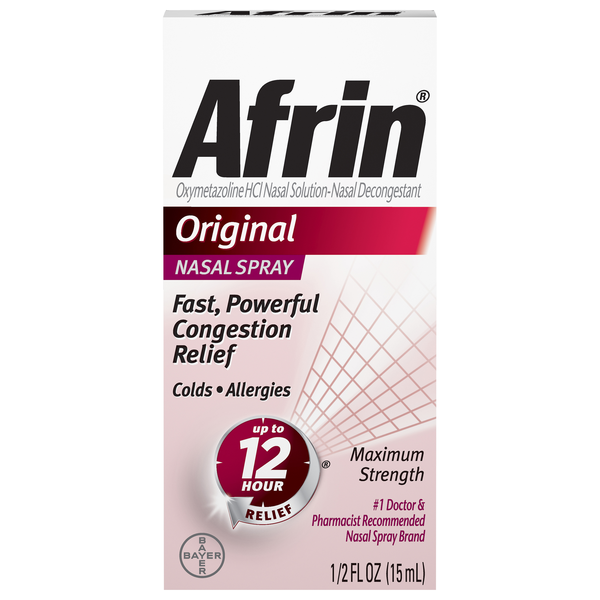 Afrin Original Nasal Spray Maximum Strength