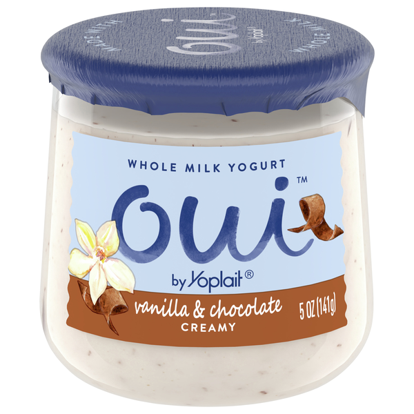 Oui by Yoplait Whole Milk Creamy Vanilla & Chocolate Yogurt
