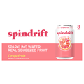 Spindrift Unsweetened Grapefruit Sparkling Water - 8 pk