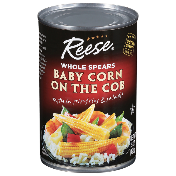 Reese Whole Spears Baby Corn on the Cob