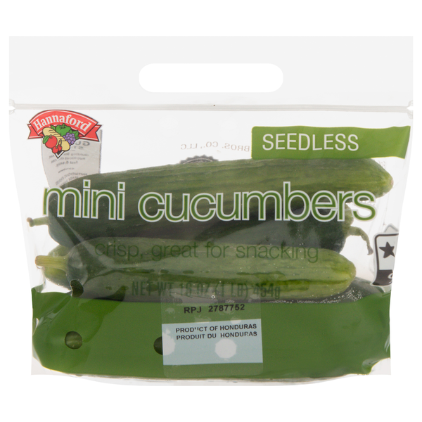 Hannaford Seedless Mini Cucumbers