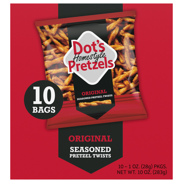 Dot's Homestyle Original Seasoned Pretzel Twists - 10 ct