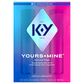 K-Y Yours + Mine Couples Personal Lubricant - 2 ct