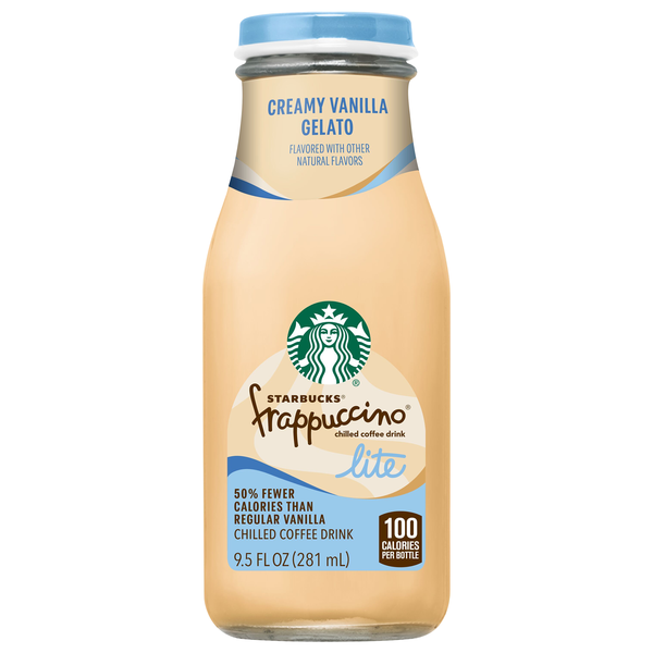 Starbucks Frappuccino Lite Creamy Vanilla Gelato Coffee Drink