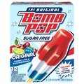 Bomb Pop Sugar Free Original Cherry Lime & Blue Raspberry Ice Pops - 12 ct