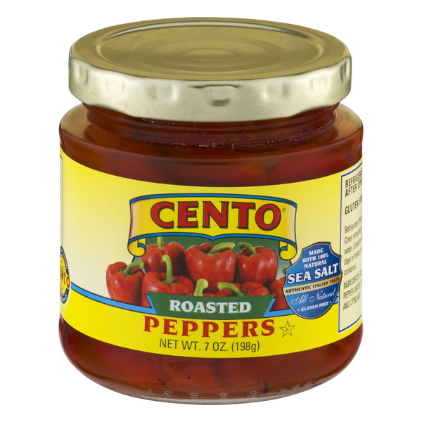Cento Roasted Red Peppers with Sea Salt