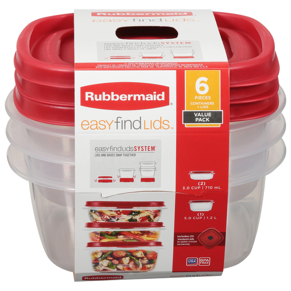 Rubbermaid Easy Find Lids & Containers Value Pack