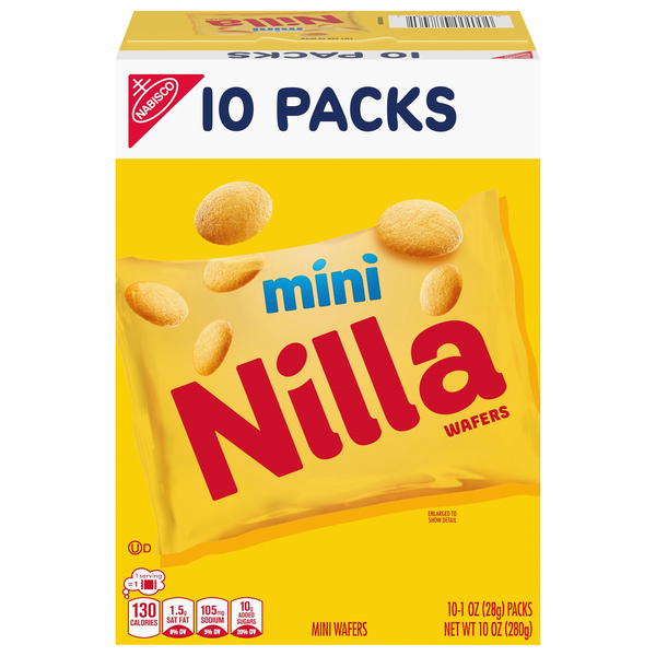 Nabisco Nilla Wafers Mini Cookies - 10 ct