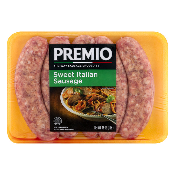Save on Premio Italian Sausage Sweet 5 ct Order Online Delivery Giant