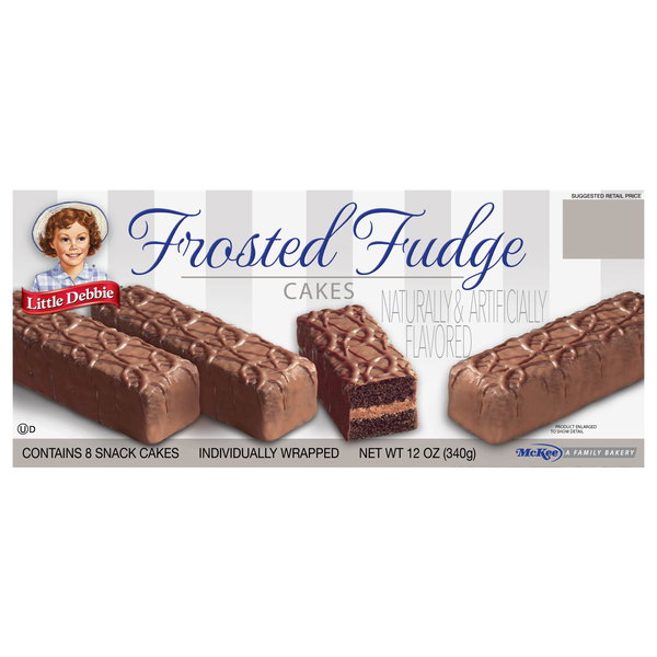 Little Debbie Frosted Fudge Snack Cakes - 8 ct