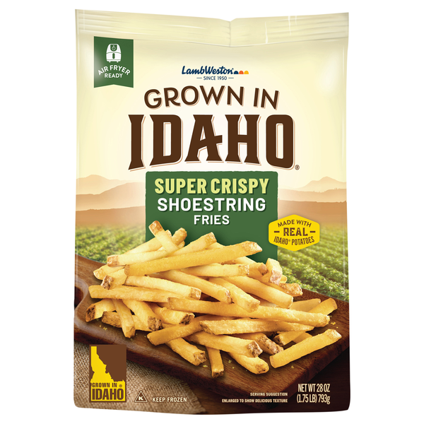 Lamb Weston Grown in Idaho Super Crispy Shoestring Fries Frozen