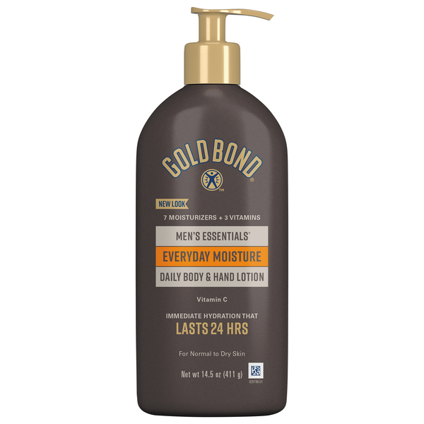 Gold Bond Men's Essentials Everyday Moisture Lotion Pump