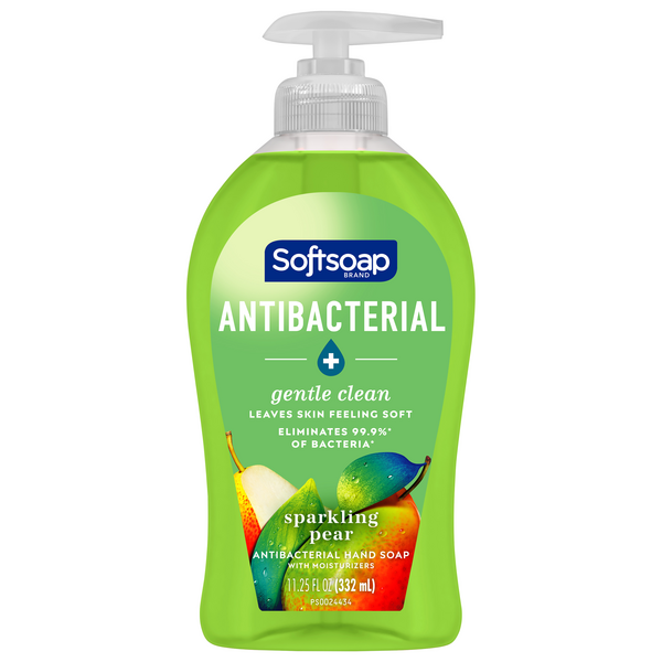 Softsoap Gentle Clean Sparkling Pear Antibacterial Liquid Hand Soap