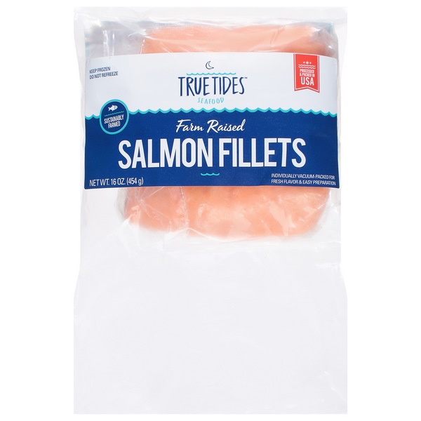 Save on True Tides Salmon Fillets Farm Raised Order Online Delivery