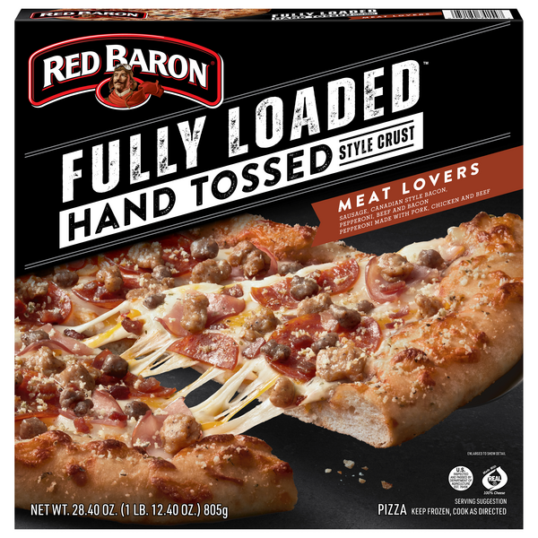 Red Baron Fully Loaded Meat Lovers Pizza Frozen