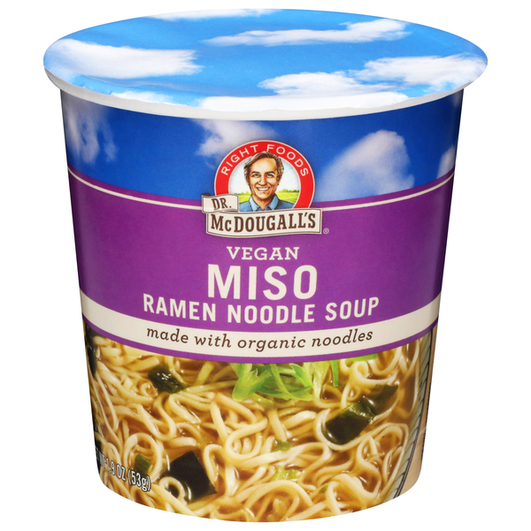 Dr. McDougall's Vegan Miso Ramen Noodle Soup Cup