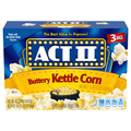 Act II Buttery Kettle Corn Microwave Popcorn - 3 ct
