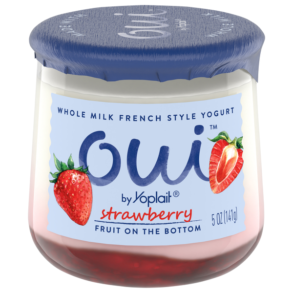 Oui by Yoplait Fruit on the Bottom Strawberry French Style Yogurt