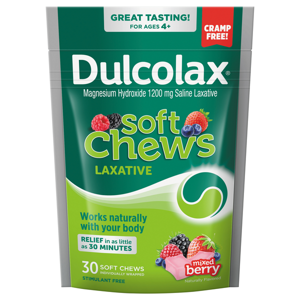 Dulcolax Laxative Soft Chews Mixed Berry
