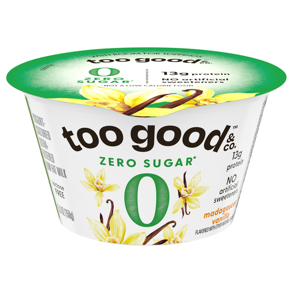 Too Good & Co. Zero Sugar Lactose Free Madagascar Vanilla Yogurt Cup