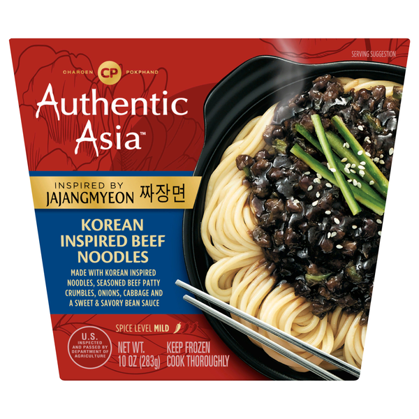 Authentic Asia Mild Korean Inspired Beef Noodles Frozen