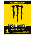 Monster Rehab Tea + Lemonade Energy Drink - 4 pk