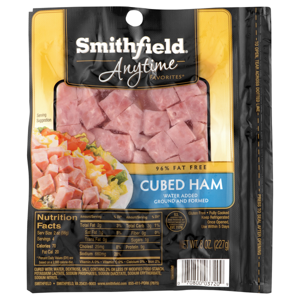 Smithfield Anytime Favorites 96% Fat Free Cubed Ham
