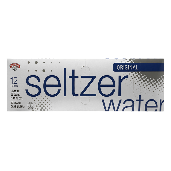 Hannaford Original Seltzer Water - 12 pk