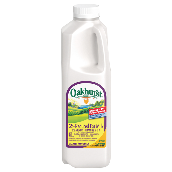 Oakhurst 2% Reduced Fat Milk