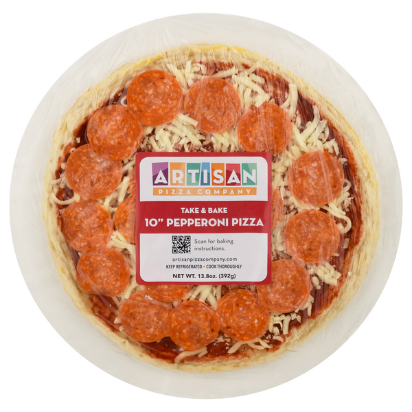 Save on Artisan Pizza Company Take & Bake Pepperoni 10 Inch Order