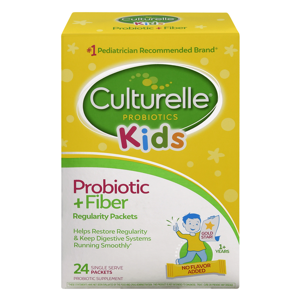 Culturelle Kids No Flavor Added Probiotic Supplement Packets
