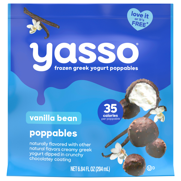 Yasso Vanilla Bean Greek Yogurt Poppables Frozen