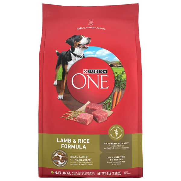 Purina ONE Natural Lamb & Rice Formula Adult Dry Dog Food