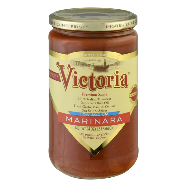 Victoria Low Sodium Marinara Pasta Sauce