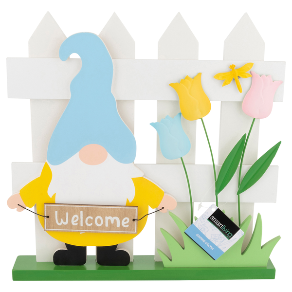 Smart Living Spring Gnome Decor Welcome