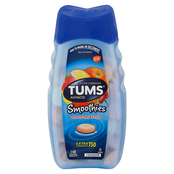 Save on TUMS Antacid Smoothies Extra Strength Assorted Fruit Order