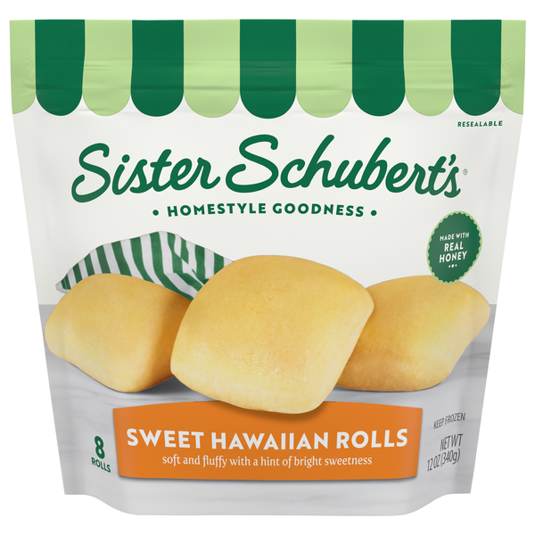 Sister Schubert's Sweet Hawaiian Rolls Sweet - 8 ct Frozen