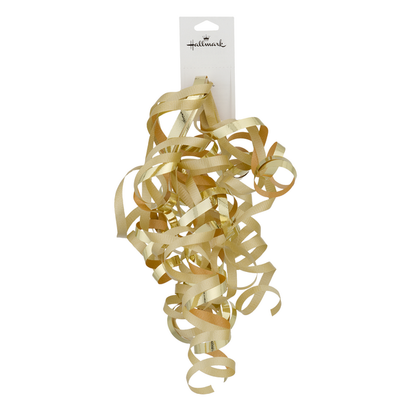 Hallmark Curl Cascade Gift Ribbon Gold