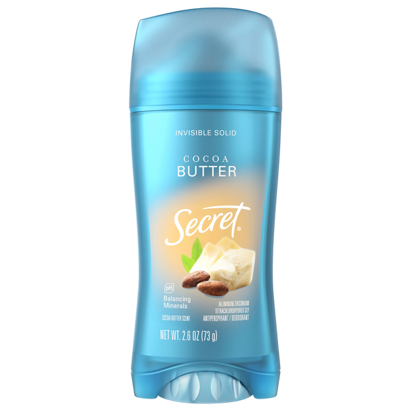 Secret Cocoa Butter Invisible Solid Antiperspirant Deodorant
