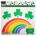 Smart Living Window Clings St. Patrick's Day Rainbow Pot of Gold