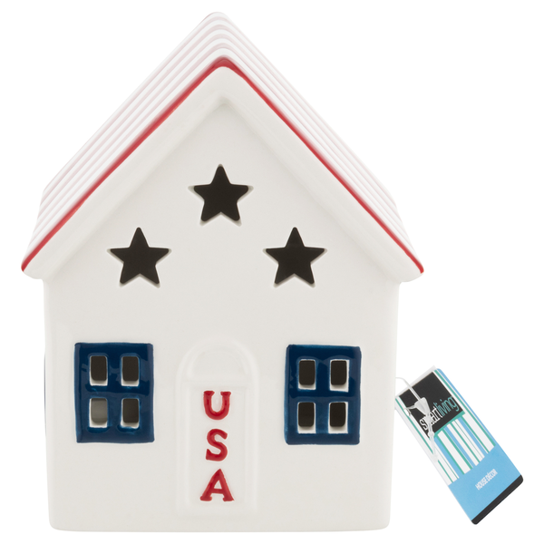 Smart Living Patriotic Decor USA House