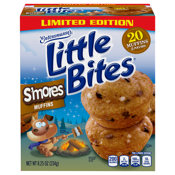 Entenmann's Little Bites Limited S'mores Mini Muffins - 5 ct