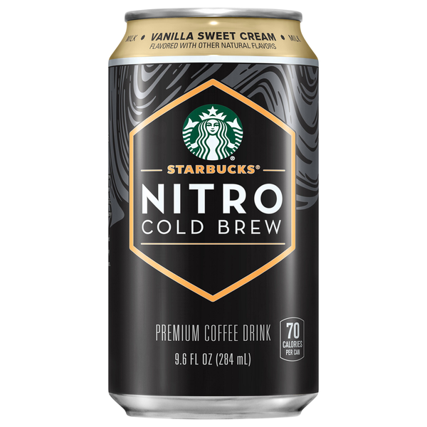 Starbucks Vanilla Sweet Cream Nitro Cold Brew Premium Coffee Drink