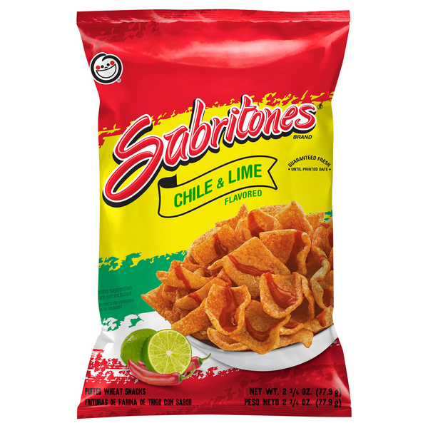 Save on Sabritones Puffed Wheat Snacks Chile & Lime Order Online